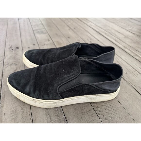 VINCE Garvey Fold Down Pointed Slip On Sneaker Blk Size 37 7 - Picture 1 of 6